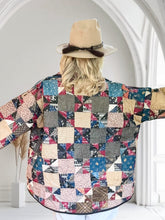 Quilt jacket "indigo & calico"